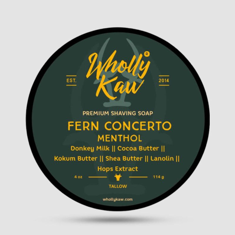 Σαπούνι Ξυρίσματος - Wholly Kaw - Fern Concerto 114gr